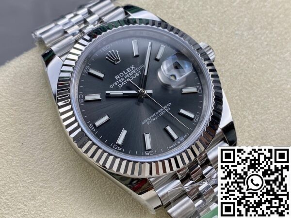 High Quality Rolex Replicas M126334-0014 Dark Rhodium White