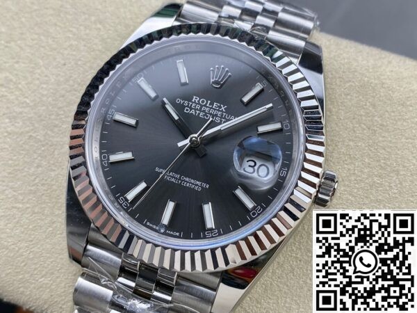 High Quality Rolex Replicas M126334-0014 Dark Rhodium White