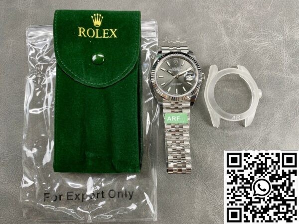 High Quality Rolex Replicas M126334-0014 Dark Rhodium White