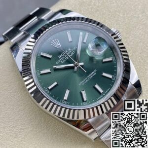 Best Replica Rolexes ARF Datejust M126334-0027 Mint Green