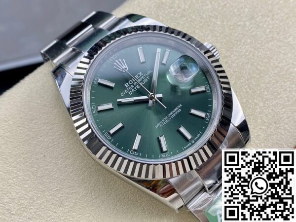 Best Replica Rolexes ARF Datejust M126334-0027 Mint Green