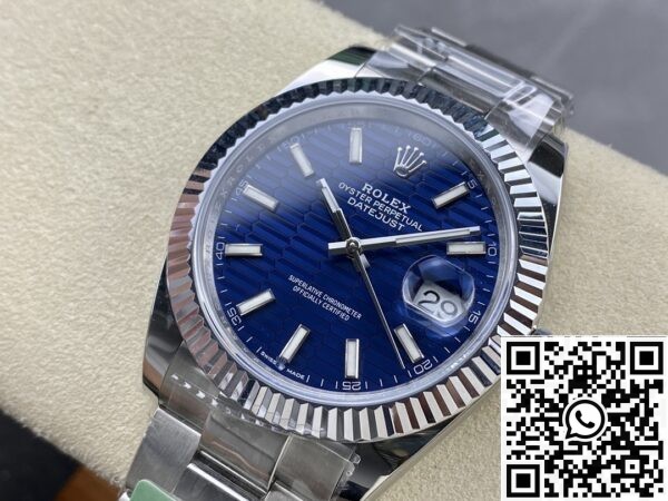 Replica Rolex VS Real ARF Datejust M126334-0031 bright blue