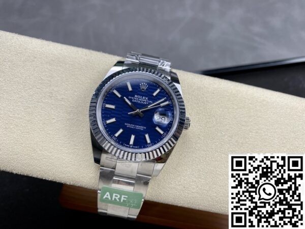 Replica Rolex VS Real ARF Datejust M126334-0031 bright blue