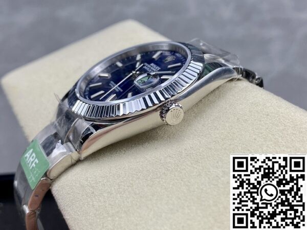 Replica Rolex VS Real ARF Datejust M126334-0031 bright blue