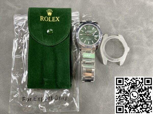 Best Rolex Replica ARF Datejust M126334-0029 Mint Green Watch