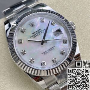 ARF Rolex Datejust Replica M126334-0019 White Watch 41mm