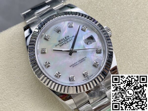 ARF Rolex Datejust Replica M126334-0019 White Watch 41mm