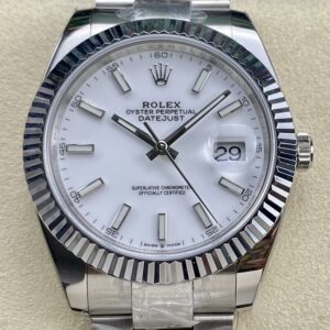 Rolex Replica White Watch ARF Datejust M126334-0009 41mm