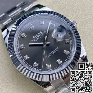 Rolex Replica Silver Gray ARF Datejust M126334-0005 Size 41mm