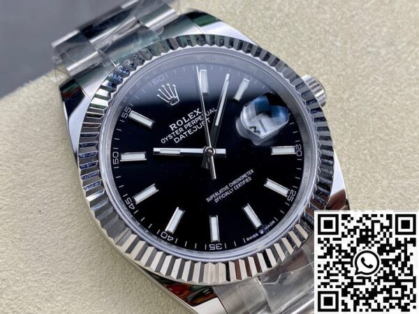 Rolex Replica Black Watch ARF Datejust M126334-0017 41mm