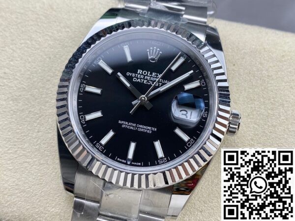 Rolex Replica Black Watch ARF Datejust M126334-0017 41mm