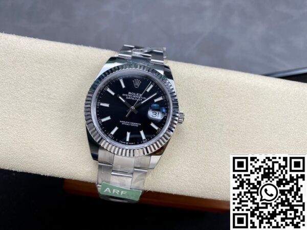 Rolex Replica Black Watch ARF Datejust M126334-0017 41mm