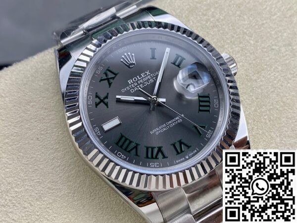 Rolex Replica Dark Gray ARF Datejust M126334-0021 Size 41mm