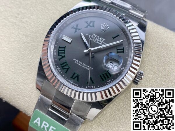 Rolex Replica Dark Gray ARF Datejust M126334-0021 Size 41mm