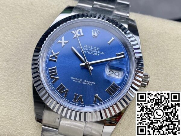 Rolex Replica Blue Watch ARF Datejust M126334-0025 Size 41mm