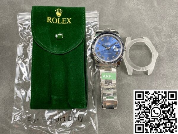 Rolex Replica Blue Watch ARF Datejust M126334-0025 Size 41mm