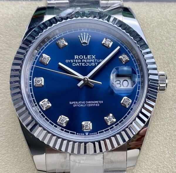 ARF Rolex Replica Datejust M126334-0015 Blue Diamond Watch