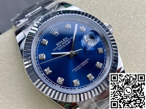 ARF Rolex Replica Datejust M126334-0015 Blue Diamond Watch