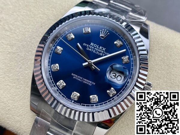 ARF Rolex Replica Datejust M126334-0015 Blue Diamond Watch