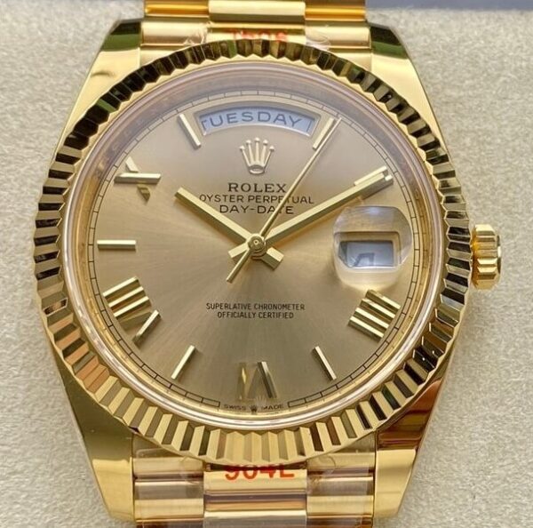 Gold Rolex Day Date ARF Factory M228238-0006 Gold Size 40