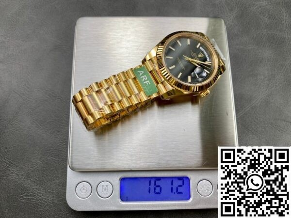 Day Date Bright Black ARF Factory Rolex M228238-0067 Size 40