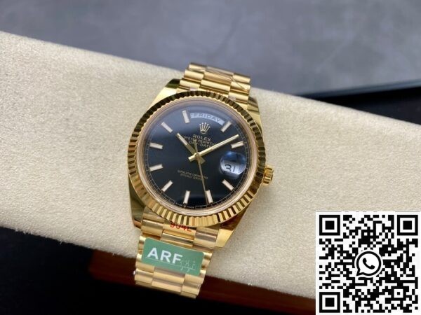 Day Date Bright Black ARF Factory Rolex M228238-0067 Size 40