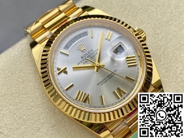 Rolex Day Date silver ARF Factory M228238-0002 Size 40