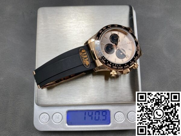 QF Factory Fake Watch Rolex Daytona M126515LN-0004 Bright Golden Color: A Shining Example of Precision and Luxury