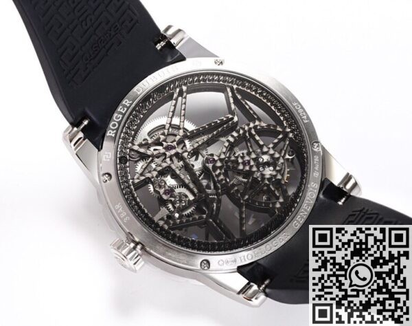 BBR Factory Fake Roger Dubuis Excalibur RDDBEX0393 Grey Camouflage Strap: A New Tourbillon Marvel