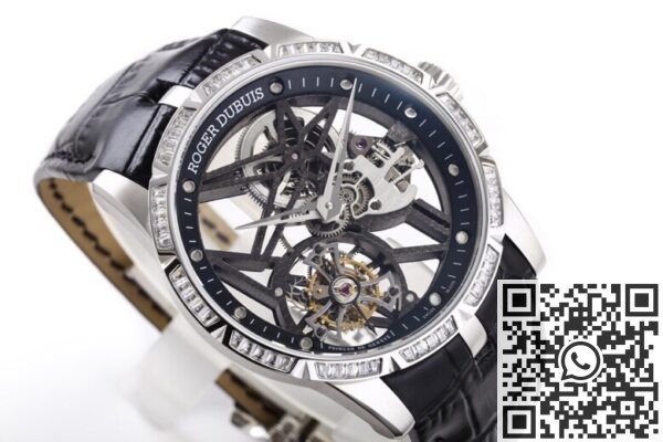 BBR Factory Fake Watch Roger Dubuis Excalibur RDDBEX0393 Diamond Case: The Ultimate King Series Tourbillon