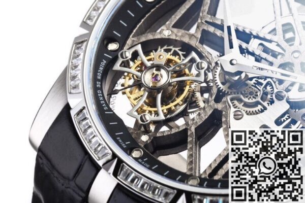 BBR Factory Fake Watch Roger Dubuis Excalibur RDDBEX0393 Diamond Case: The Ultimate King Series Tourbillon