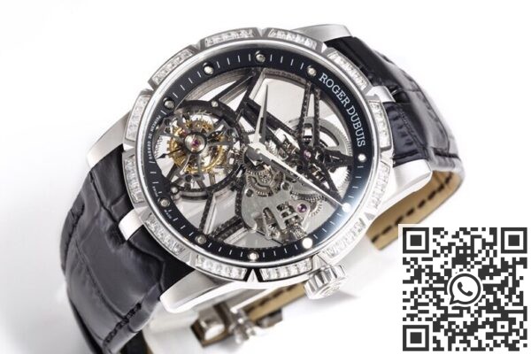 BBR Factory Fake Watch Roger Dubuis Excalibur RDDBEX0393 Diamond Case: The Ultimate King Series Tourbillon