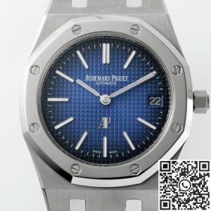 ZF Factory Audemars Piguet Royal Oak 15202IP.OO.1240IP.01 Gradient Blue: The Thinnest Steel King on the Market