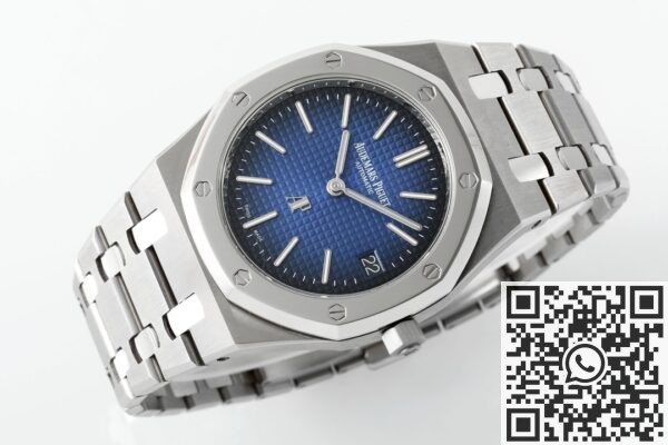 ZF Factory Audemars Piguet Royal Oak 15202IP.OO.1240IP.01 Gradient Blue: The Thinnest Steel King on the Market