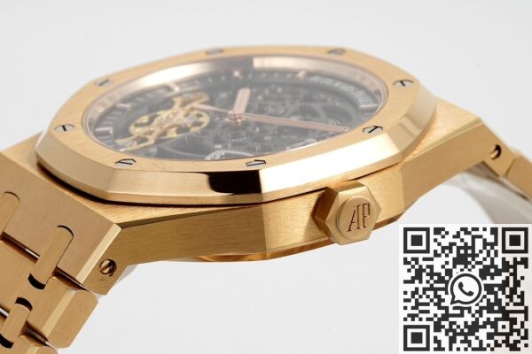 ZF Factory Audemars Piguet Fake Royal Oak 15407OR.OO.1220OR.01 Gold Watch: A Harmonious Blend of Rigidity and Softness