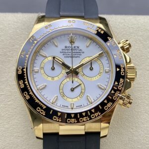 QF Factory Rolex Cosmograph Daytona Fake M126518LN-0002 White Dial: Precision and Luxury Redefined