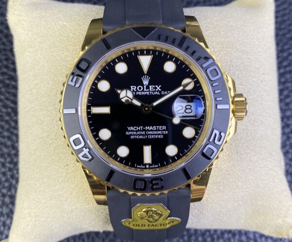 GOLD Factory Rolex Yacht-Master Fake M226658-0001 Gold 40mm: Precision and Craftsmanship Perfected