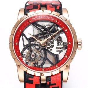 BBR Factory Replica Roger Dubuis Watches Excalibur RDDBEX0393 Red Camouflage Strap: The Bold Tourbillon Timepiece