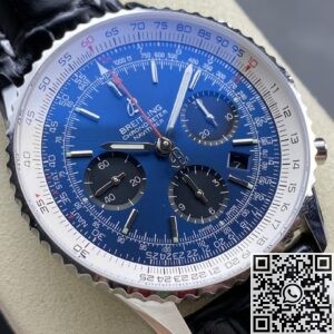 BLS Factory Breitling Navitimer Replica AB0127211C1A1 Blue Dial Leather Strap: A Classic Reimagined