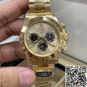 Clean Factory Replicas Rolex Cosmograph Daytona M126508-0006 Golden Color: A Comprehensive Review of the Latest 4131 Movement