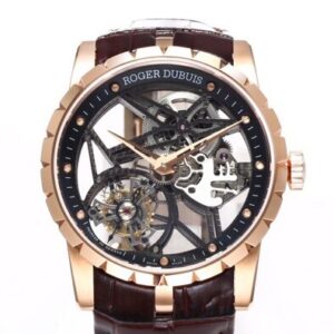 BBR Factory Replicas Roger Dubuis Excalibur RDDBEX0393 Rose Gold Case: The Ultimate King Series Tourbillon