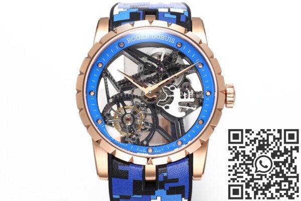 BBR Factory Roger Dubuis Replicas Excalibur RDDBEX0393 Blue Watchband: A New Era in Tourbillon Timepieces