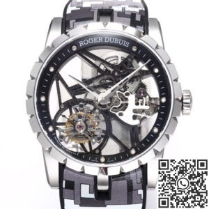 BBR Factory Fake Roger Dubuis Excalibur RDDBEX0393 Grey Camouflage Strap: A New Tourbillon Marvel