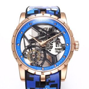 BBR Factory Roger Dubuis Replicas Excalibur RDDBEX0393 Blue Watchband: A New Era in Tourbillon Timepieces