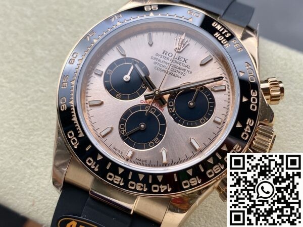 QF Factory Fake Watch Rolex Daytona M126515LN-0004 Bright Golden Color: A Shining Example of Precision and Luxury