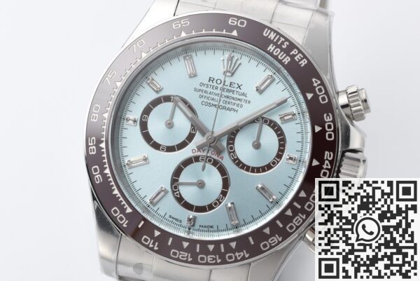 Clean Factory Replicas Rolex Cosmograph Daytona M126506-0002 Ice Blue Diamond Scale: A Masterpiece of Precision and Elegance