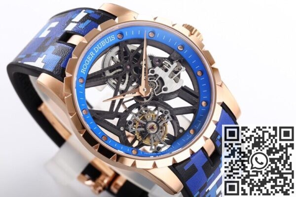 BBR Factory Roger Dubuis Replicas Excalibur RDDBEX0393 Blue Watchband: A New Era in Tourbillon Timepieces