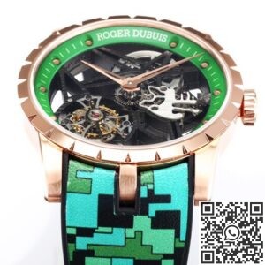 BBR Factory Roger Dubuis Fake Excalibur RDDBEX0393 Green Camouflage Strap: A New Era in Tourbillon Timepieces