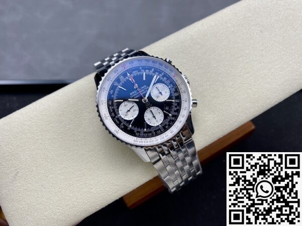 BLS Factory Breitling Navitimer Replica AB0127211C1A1 Black Dial 46MM: A Bold Aviation Icon