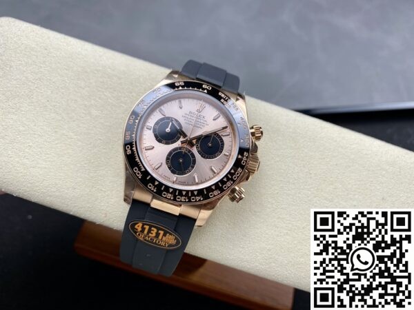 QF Factory Fake Watch Rolex Daytona M126515LN-0004 Bright Golden Color: A Shining Example of Precision and Luxury